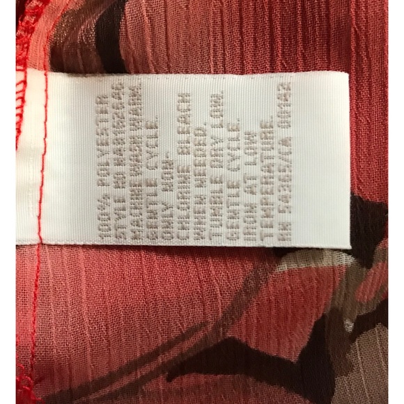 TANJAY FLORAL BUTTON UP COLLAR SIZE 14 BLOUSE - Picture 7 of 8